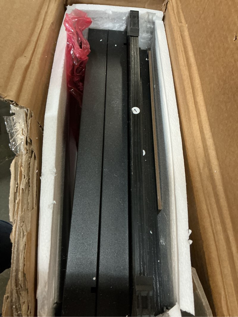 Condition photo showing As Is for tfk 20-29-37 gallon fish tank stand, aquarium stand with cabinet storage for aquarium stand, cabinet for fish tank accessories storage, heavy duty tank stand for home office turtle reptile tank stand black 20-29-37 gallon