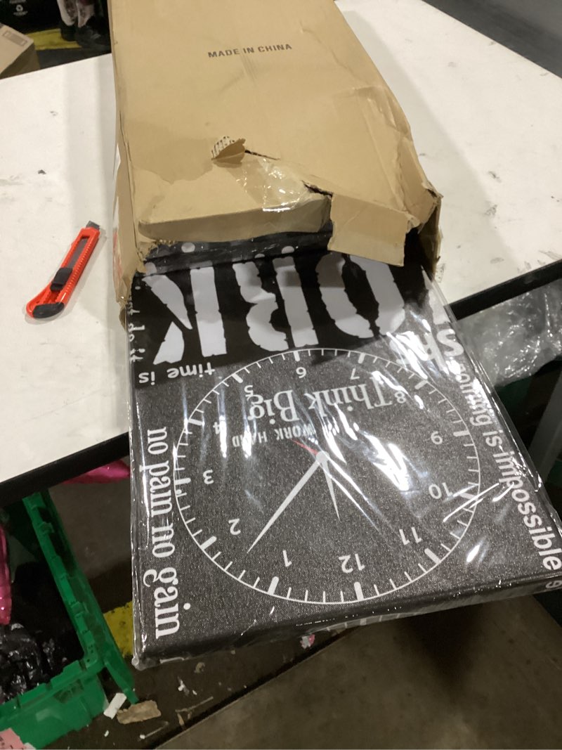 Condition photo showing New/Like New for Biufo Inspirational Quotes Wall Art Canvas Picture Black White Positive Words Painting for Living Room Office Bedroom Decor (Large) Large Black D