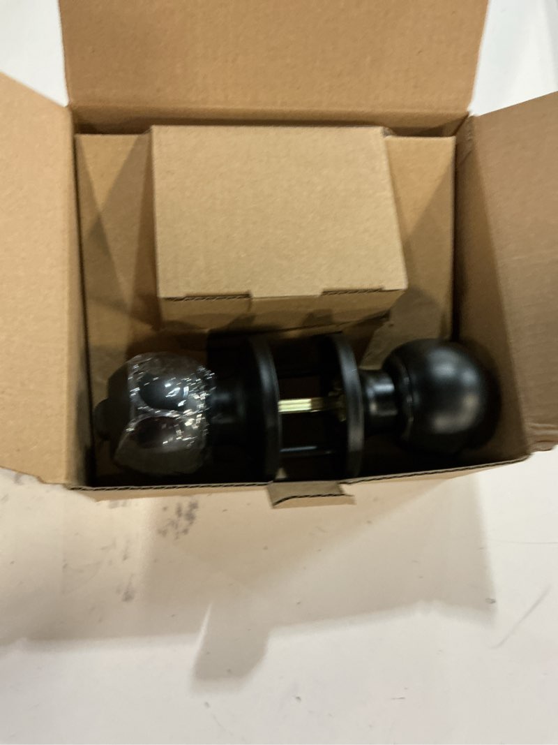 Condition photo showing Good Condition for BESTTEN Keyed Alike Exterior Door Knob with Key Lock and Deadbolt, All Keyed Same, Matte Black Entry Door Knobs with Lock and Keys for Entrance and Front Door 1 PK Deadbolt Lockset Matte Black