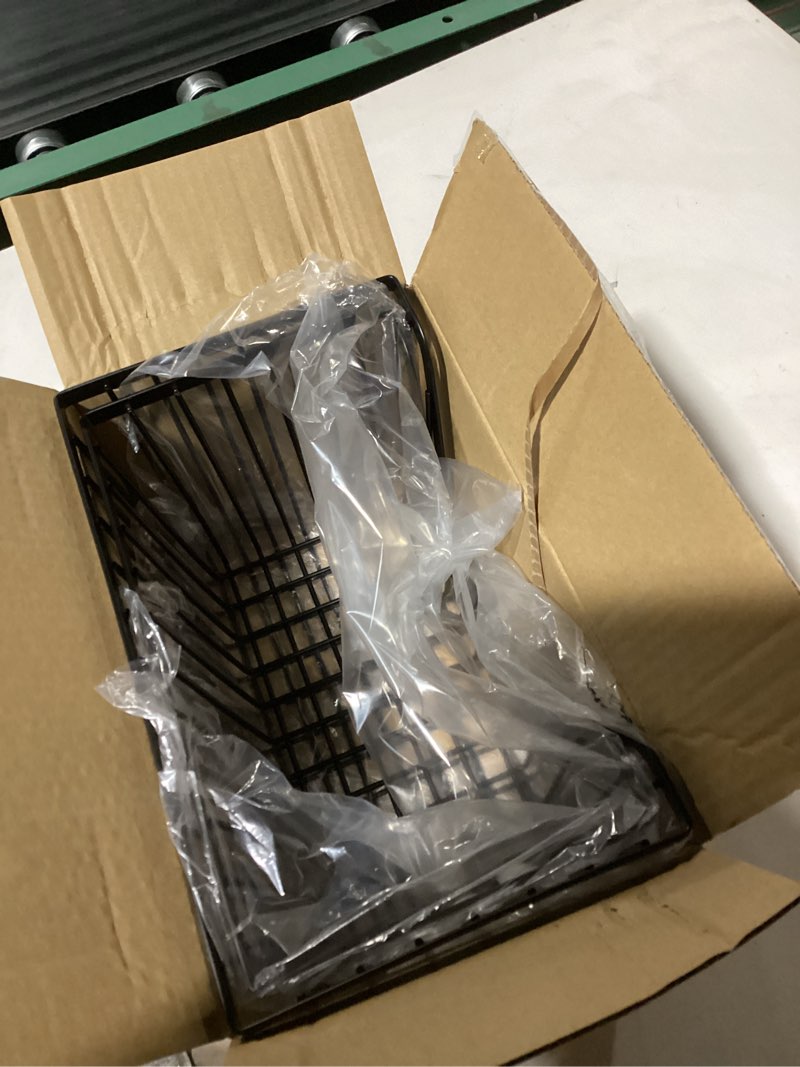 Condition photo showing Good Condition for 2 Pack Onion and Potato Storage Bins, Stackable Pantry Organizers Storage, Large Wire Storage Basket for Onion, Potato, Fruit, Vegetables