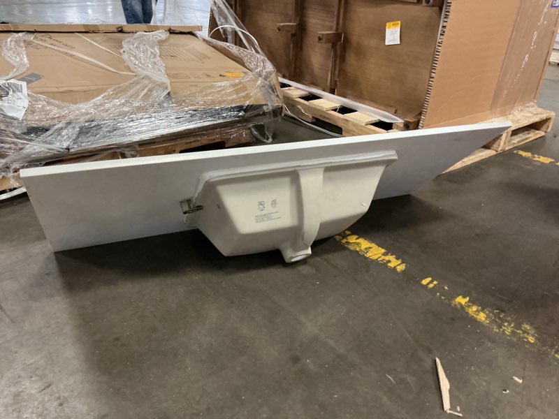 Condition photo showing As Is for smart lifestyles vanity sink top