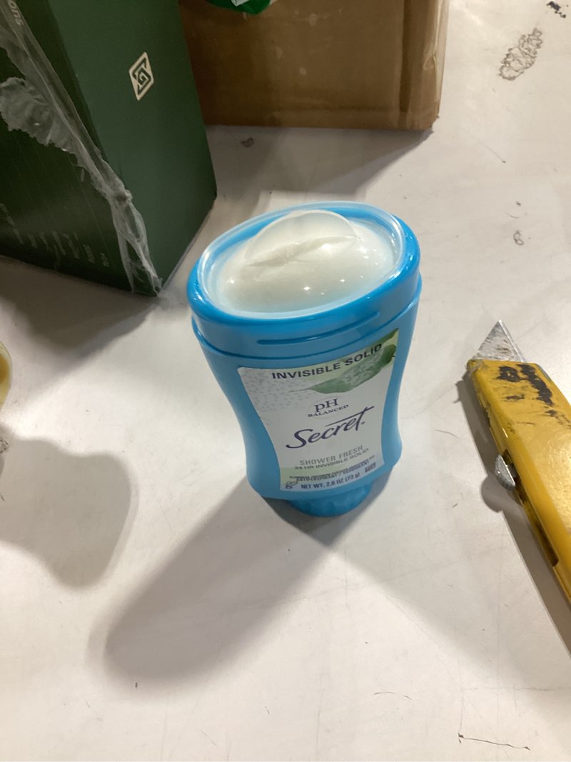 Condition photo showing New/Like New for secret invisible shower fresh / stick