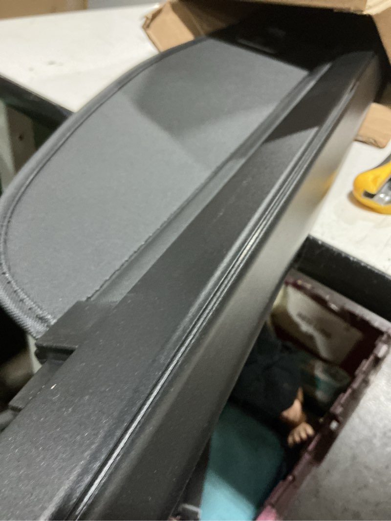 Condition photo showing As Is for powerty cargo cover for 2010-2014 2015 toyota prius 1.8l accessories trunk cover retractable trunk shielding shade cargo luggage cover black?not fit toyota prius c and toyota prius v?