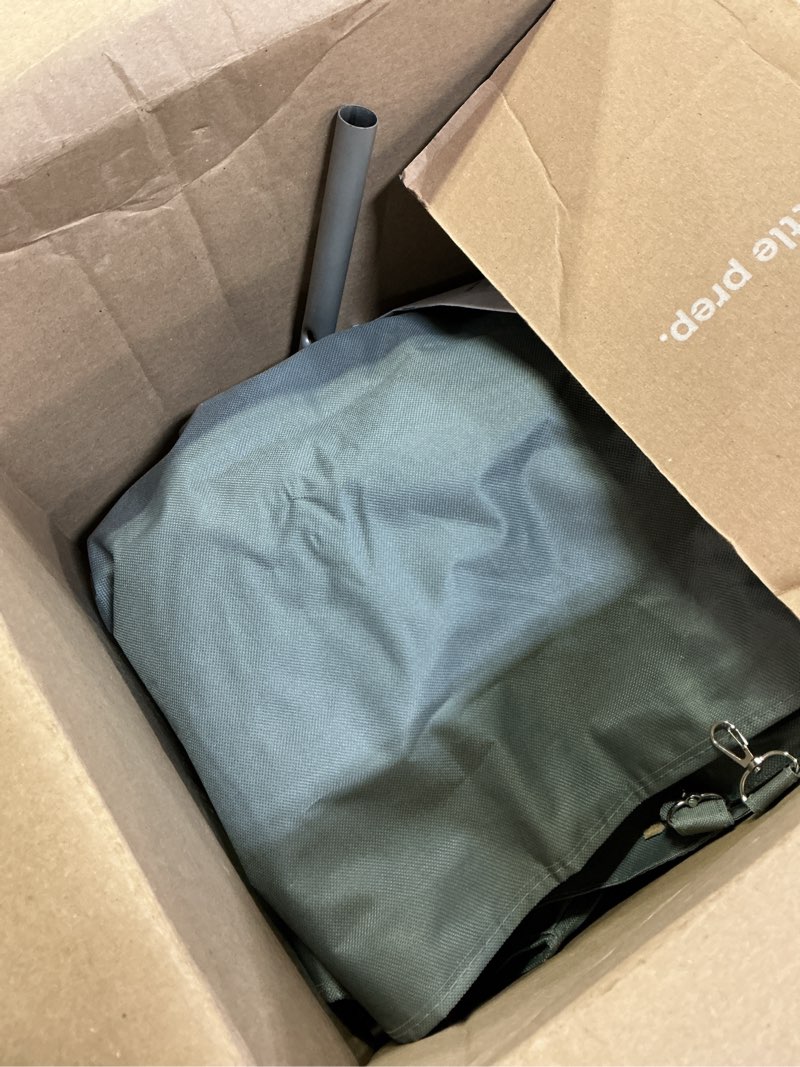 Condition photo showing As Is for Large Laundry Hamper with Wheels, 360L Rolling Big Laundry Basket for Clothes Storage, Heavy Duty Extra Large Rolling Laundry Cart with Handle, Steel Frame, Waterproof Liner,95.1 Gallons,Grey Grey 1-Section-360L