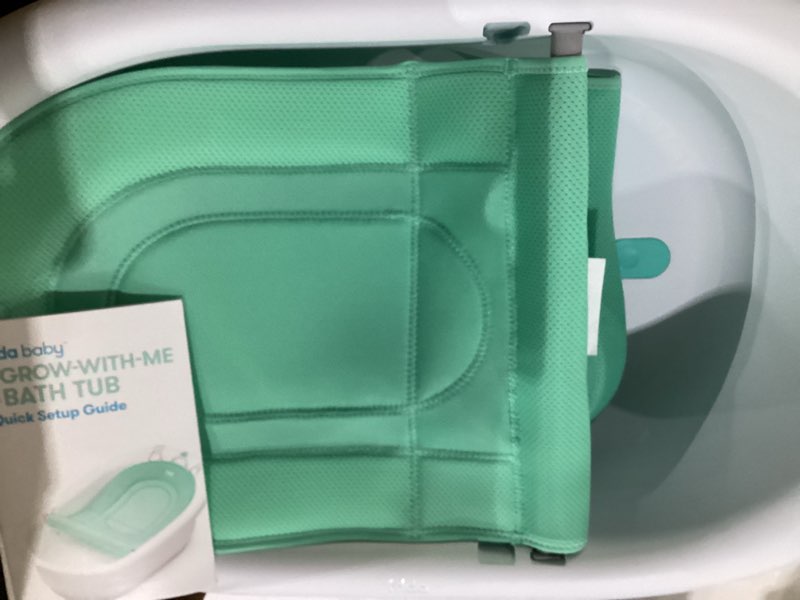 Condition photo showing Good Condition for frida baby 4-in-1 grow-with-me baby bathtub, baby tub for newborns to toddler with removable bath seat & backrest for bath support in tub bath tub