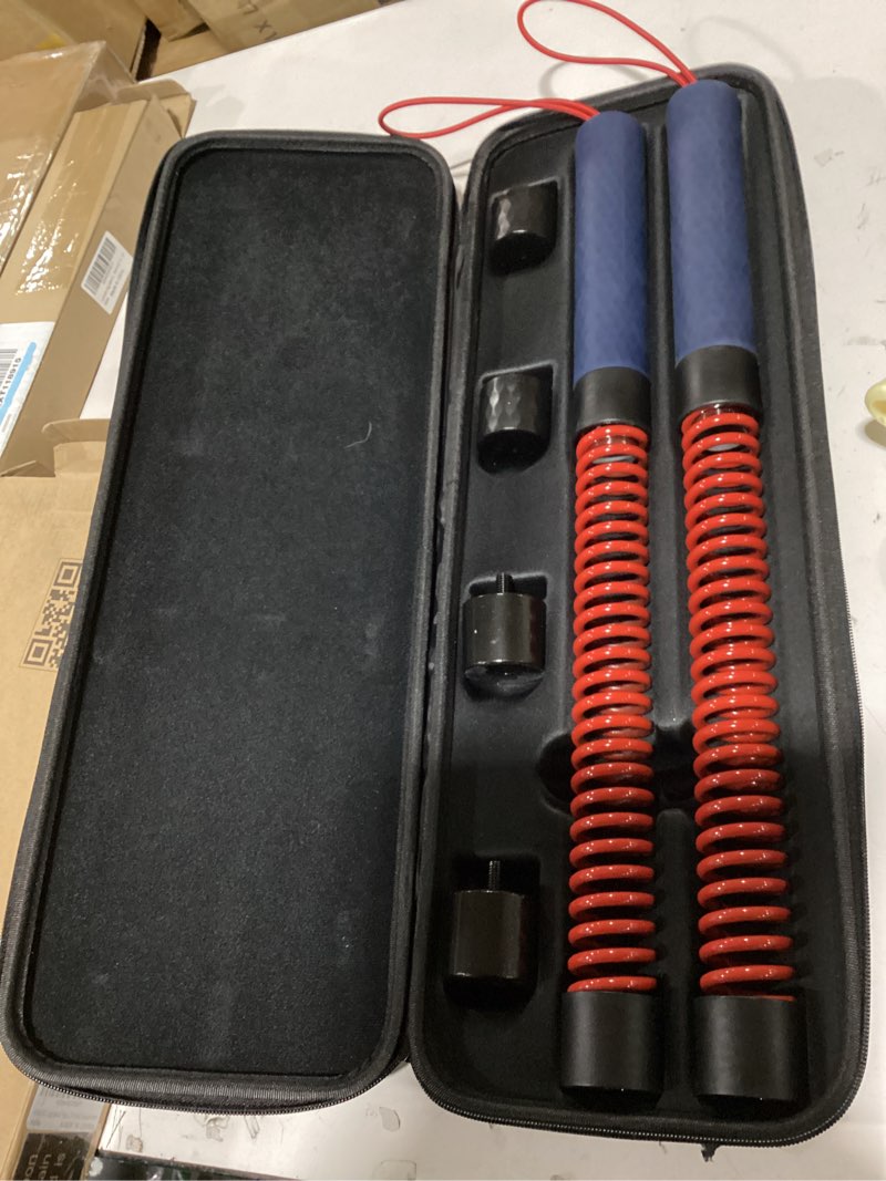 Condition photo showing New/Like New for upgraded ropeless battle ropes for home gym, four adjustable weight levels, weighted workout ropes for hiit, cardio and strength training fitness equipment