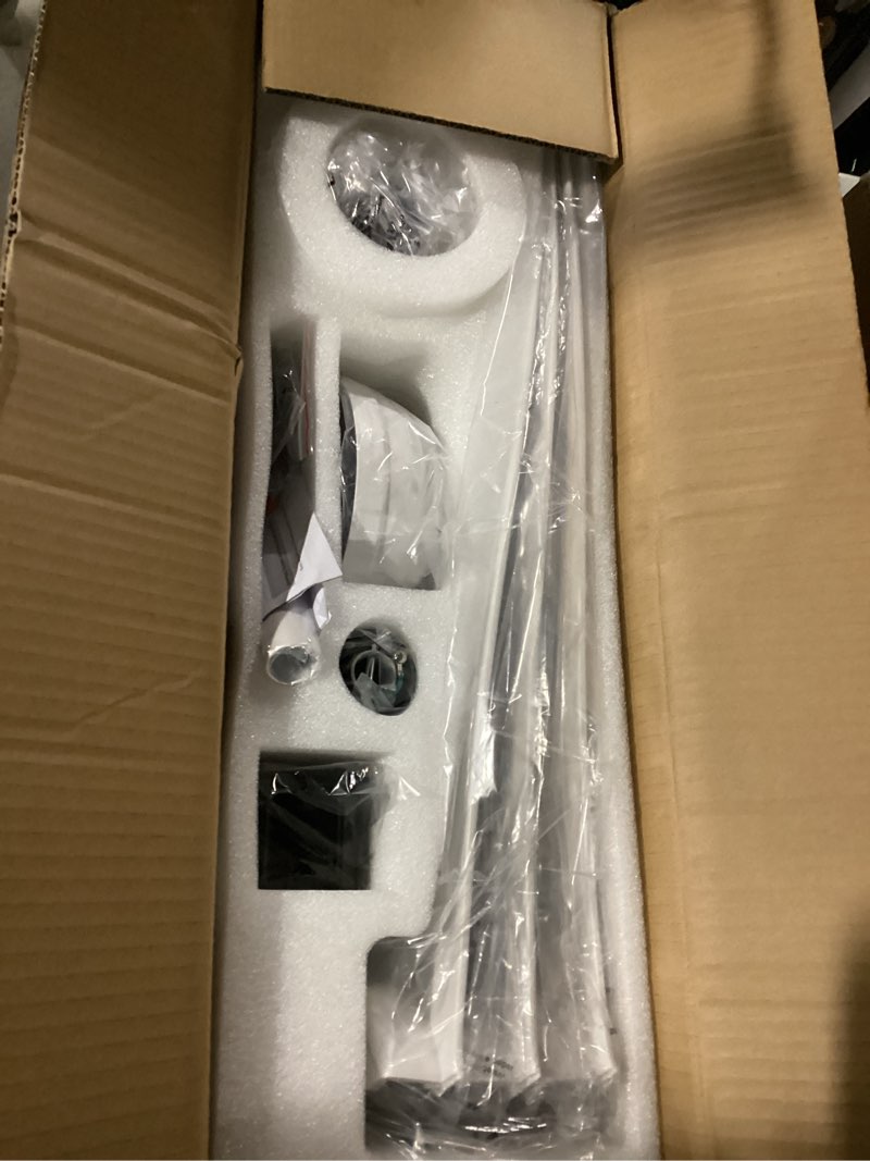 Condition photo showing New/Like New for Ceiling Fans without Light,52 Inch Ceiling Fan with Remote Control,3 Reversible Blade,White Ceiling Fan for Bedroom, Living Room,Hallway White without Light