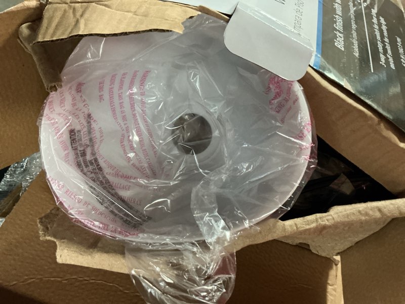 Condition photo showing Good Condition for mainstays 72'' combo floor lamp with adjustable reading lamp, black, plastic shade