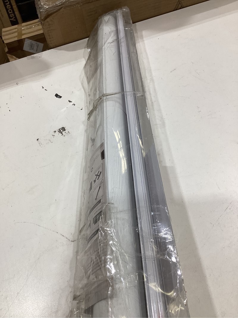 Condition photo showing New/Like New for chrisdowa cordless free-stop 100% blackout blinds for windows, roller windows shades with thermal insulated, uv protection fabric for living room, office and home.white,26" w x 72" h 26"w x 72"h white