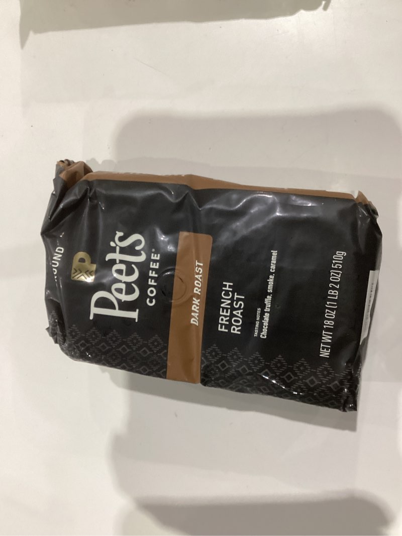 Condition photo showing New/Like New for Peet's Coffee, Dark Roast Ground Coffee - French Roast 18 Ounce Bag French Roast 18 Ounce (Pack of 1)