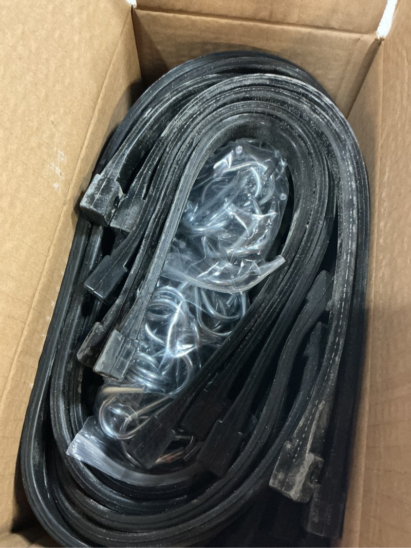 Condition photo showing As Is for hoxwell rubber bungee cords with hooks, 100% epdm bungee cord with 150% max stretch, 15", 21", 31" (20 pack) heavy duty bungee straps for securing tarps, canvases, cargo, motorcycle, weatherproof 15", 21", 31" (pack of 20)