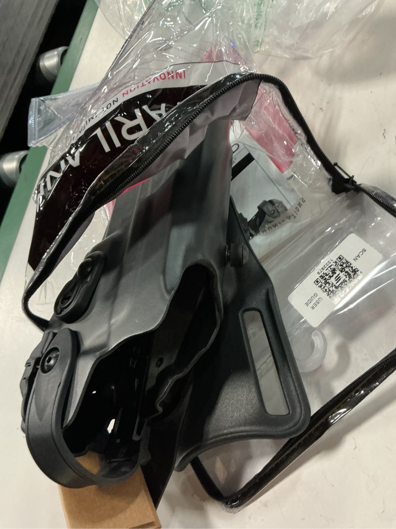 Condition photo showing Good Condition for safariland 6360rds als/sls mid-ride duty rated level iii retention holster stx plain black s&w m&p 4in x300u right