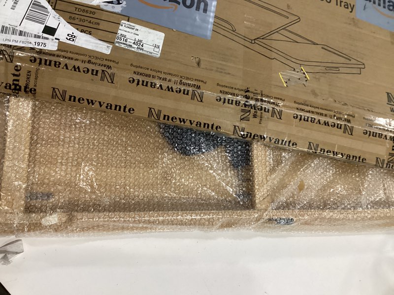 Condition photo showing New/Like New for Nnewvante Treadmill Desk Attachment Bamboo Walking Laptop Stand Holder Workstation Adjustable Desktop Laptop Tray for Treadmill Natural