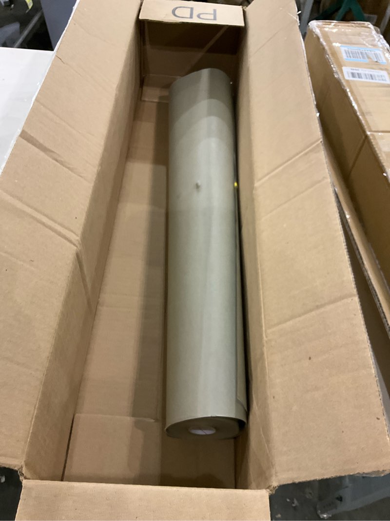 perkhomy 24" x 1,440" (120') light grey kraft paper roll for craft bulletin board paper art table co