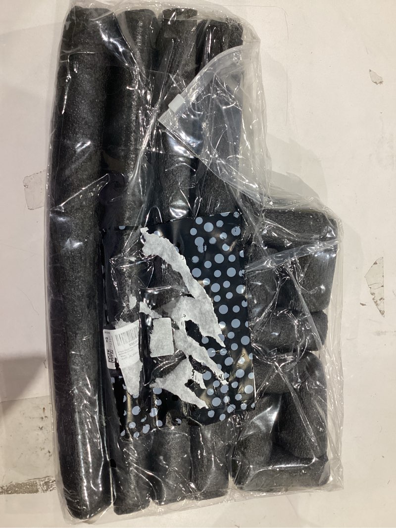 Condition photo showing As Is for 8 Pack Elbow Pipe Insulation Foam Tube Outdoor Wrap Black Pipe Covers Elbow Insulation Tubing Water Foam Covers for Outdoor Winter Irrigation, Sprinkler (1 Inch) 8 1 Inch