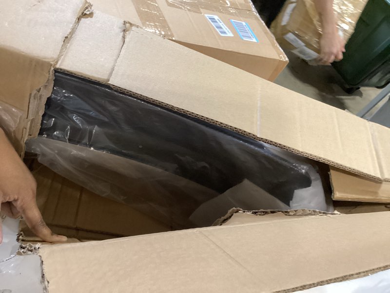 Condition photo showing Good Condition for front bumper lip spoiler 3pcs for toyota highlander 2017 2018 2019 air dam chin body kit accessories ? (carbon fiber print, 2017-2019 model)