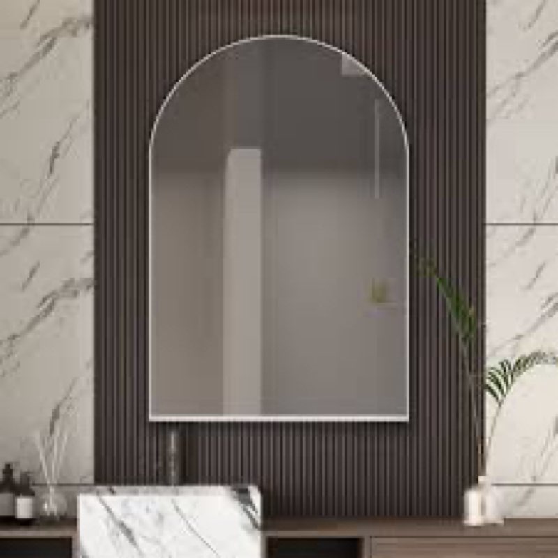 Acle 24'' W 35.8'' H Recessed Framed Medicine Cabinet Mirror Adjustable