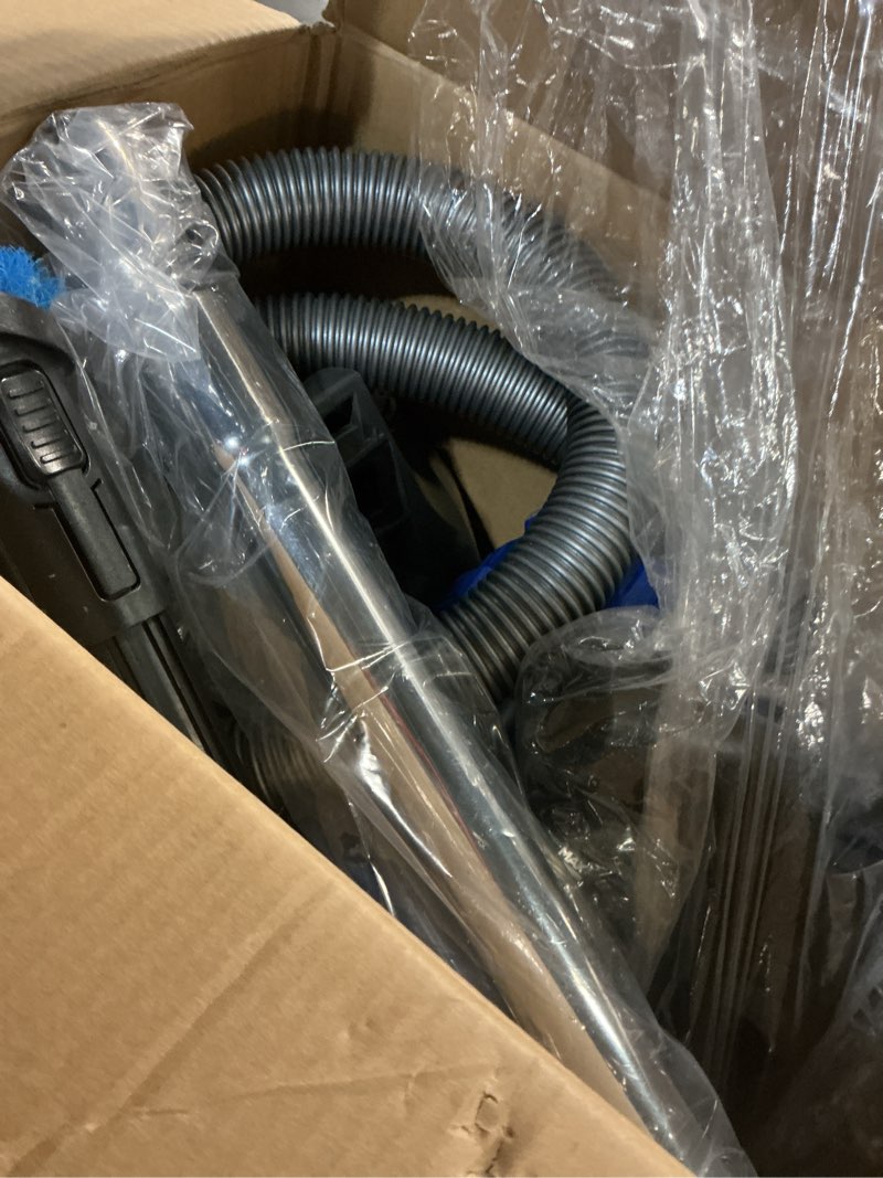Condition photo showing As Is for eureka whirlwind bagless canister 2.5l vacuum cleaner, lightweight vac for carpets and hard floors, nen110a, blue