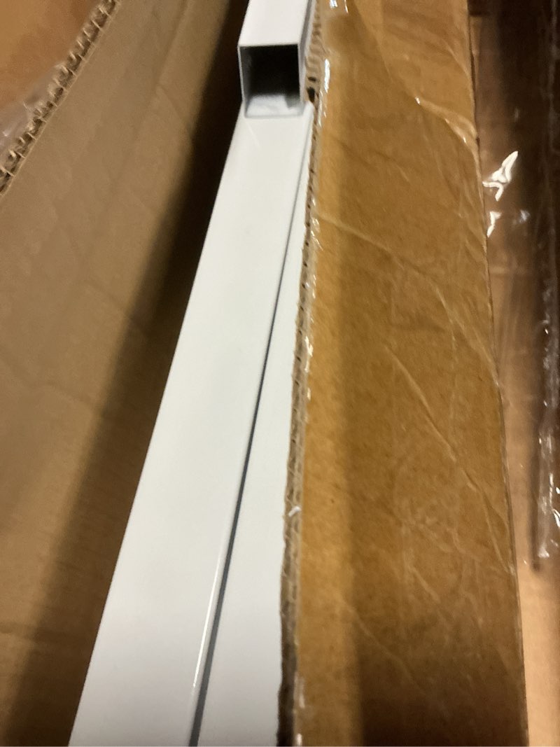 Condition photo showing Good Condition for handrails for outdoor steps & indoor stair railing kit, 1-2 steps safety hand rail for porch & deck white-straight 2 step 1