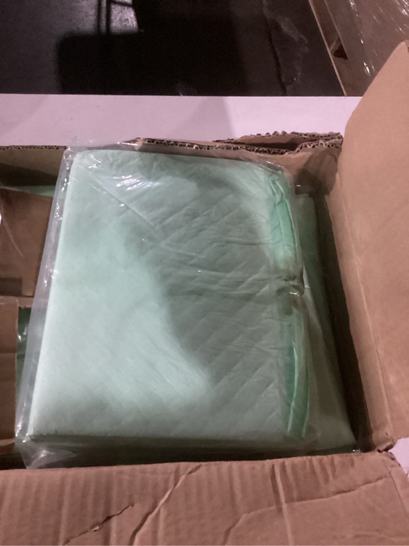 Condition photo showing Good Condition for medline super absorbent underpad, 36" x 36", 50 count, extra large disposable incontinence pads, protective bed pads, chucks, for kids, adults, elderly, furniture & surface protection pee pad 36 inches x 36 inches (50 count)