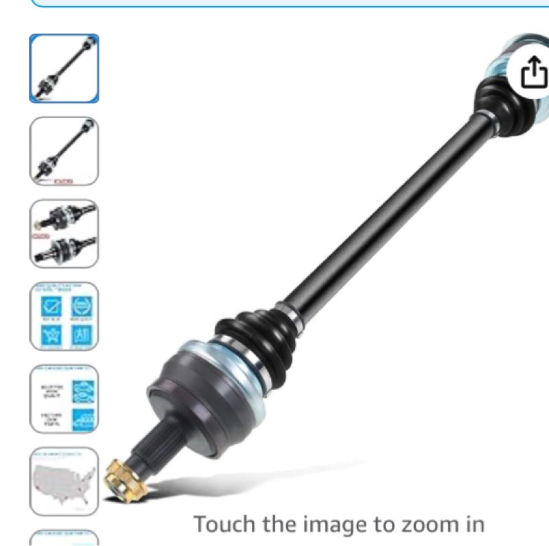 Rear Left or Right Cv Axle Assembly W204 2043501710 66-9471 2043502610