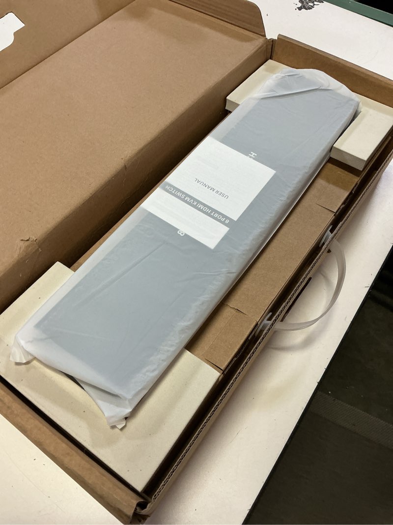 Condition photo showing Good Condition for mt-viki 8 port kvm switch hdmi, 4k@30hz 1u rack mount kvm switch w/ir remote & wire-desktop controller & 8 hdmi kvm cables & rack ears & power adapter 8 port kvm hdmi