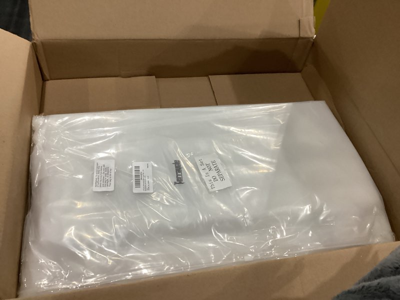Condition photo showing New/Like New for 2 Packs Stainless Steel Fryer Splash Guard Commercial Splatter Guard Side Stove Splash Guard for Stop Oil from Splattering (20-1/2" W x 9" H)