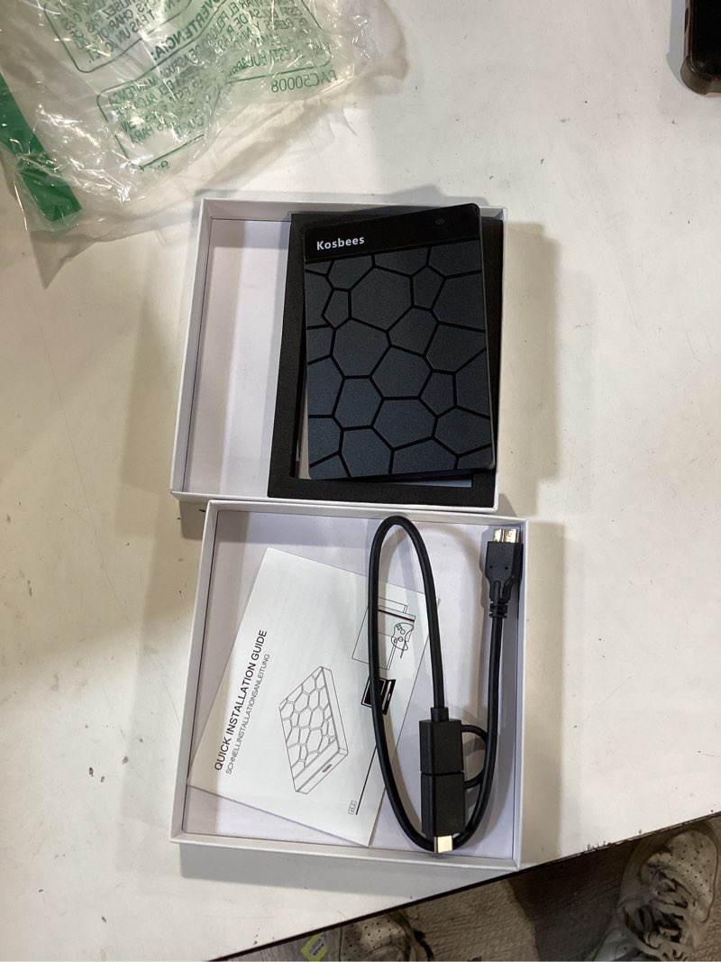 Condition photo showing Good Condition for 1 tb external hard drives,portable hard drive for windows,ultra slim external hdd store compatible with pc, mac,laptop,ps4, xbox one, xbox 360;plug and play ready