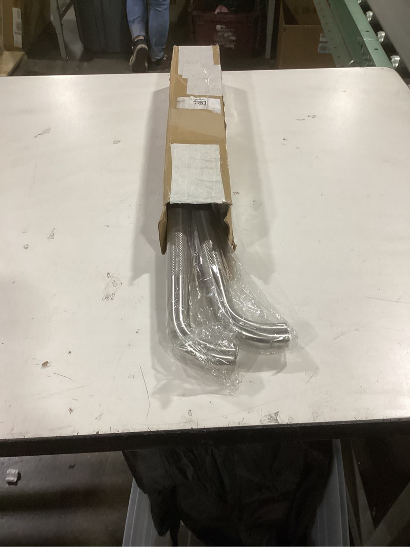 Condition photo showing New/Like New for Grab Bars for Shower, 2 Pack 18-Inch Anti Slip Shower Handles for Elderly, Safety Shower Grab Bar, Stainless Steel Handicap Grab Bars for Bathroom,Toilet (Brushed Nickel, 1" Diameter) 18 Inch Brushed Nickel 2