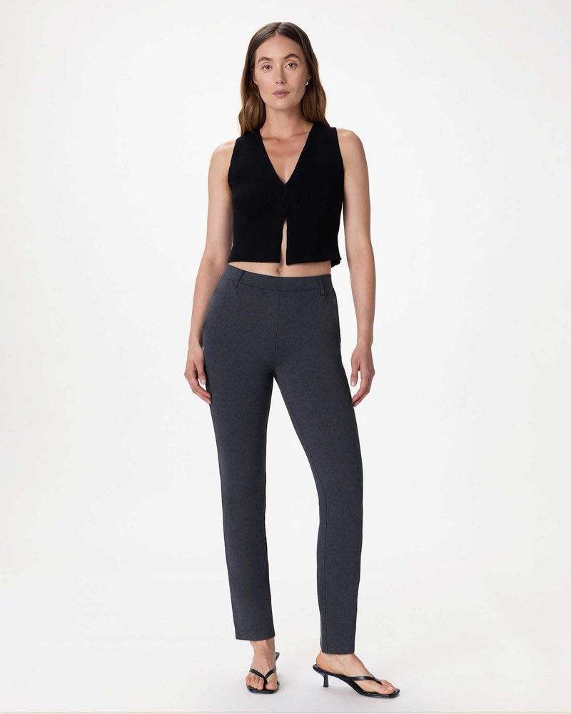Ultra-Stretch Ponte Straight Leg Pants L
