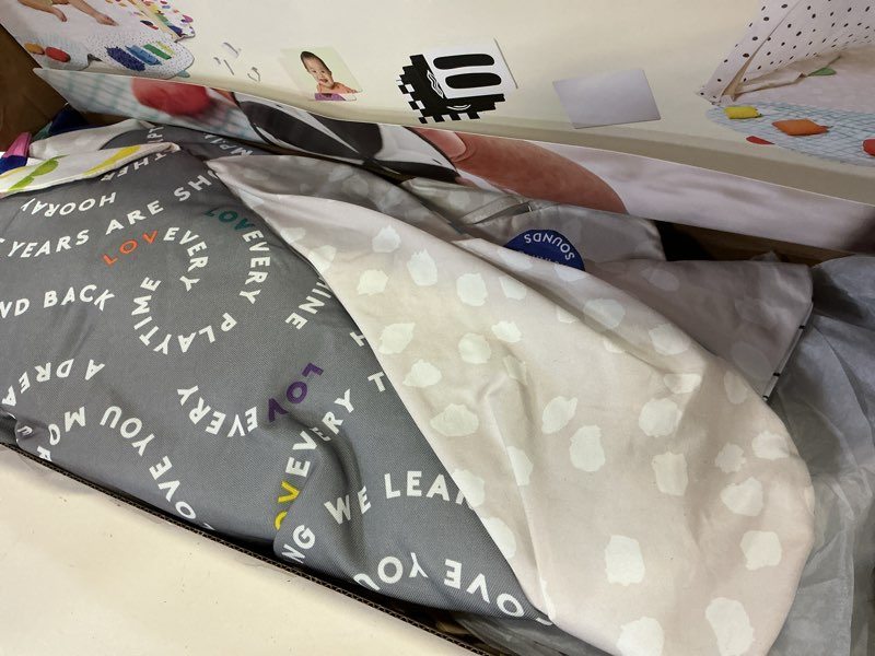 Condition photo showing Good Condition for lovevery | the play gym | award winning for baby , stage-based developmental activity gym & play mat for baby to toddler
