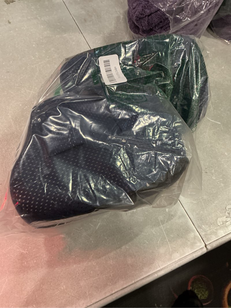 Condition photo showing Good Condition for novabright 2 pcs 3d heel protectors foot wedge pillows support boot bed sore pillow for pressure sores bedridden patients relief pressure ankle ulcers (navy blue) 2 navy blue