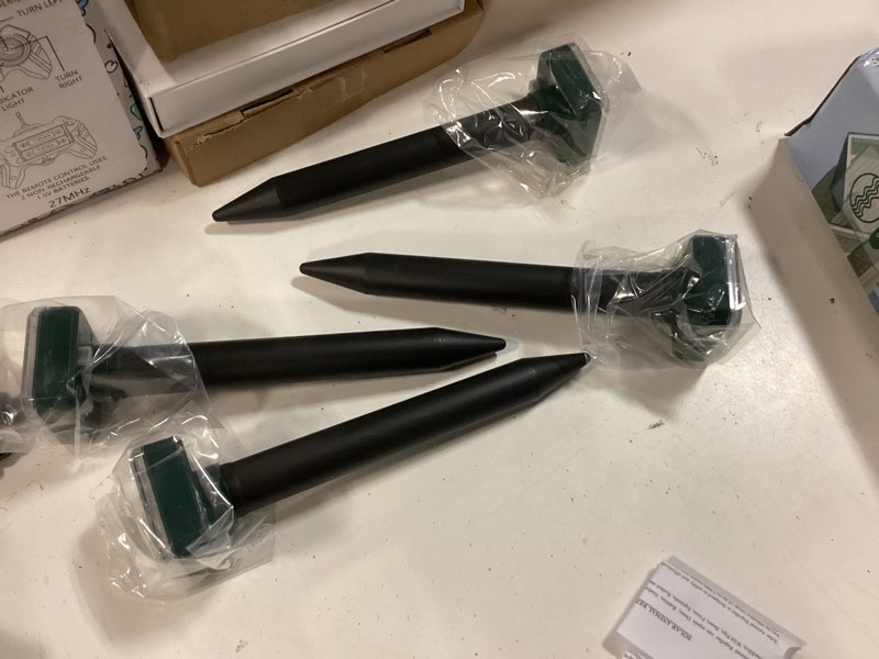 Condition photo showing Good Condition for Snake Repellent for Yard 4PCS,Deer Repellent Devices for Plants/Garden,Solar-Powered Deer & Rabbit Repellent Outdoor,Deer Deterrent Devices Outdoor,Sonic,Electronic and Waterproof