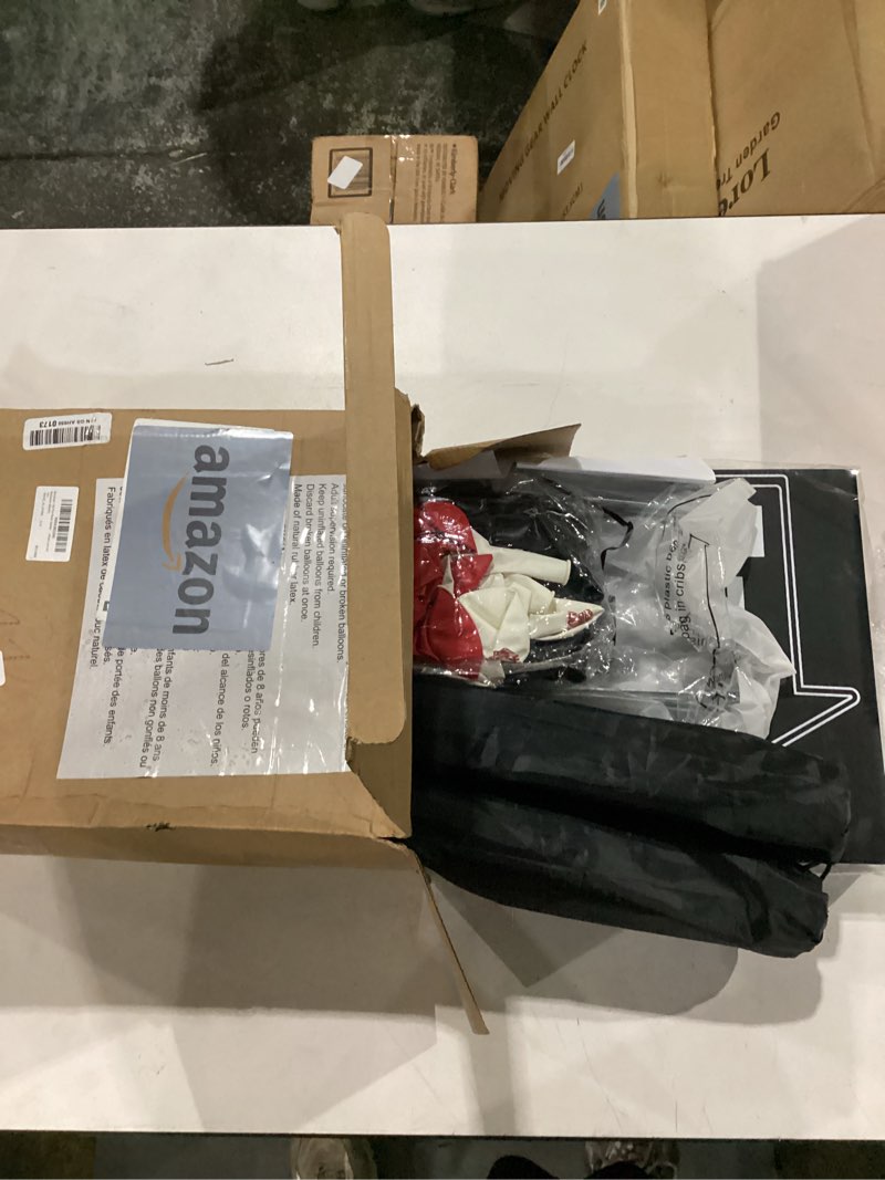 Condition photo showing Good Condition for buryeah 106 pcs real estate supplies - 2 open house flags with pole kits, 14 double sided open house directional arrow signs with stakes and 90 balloons for real estate agents(black)