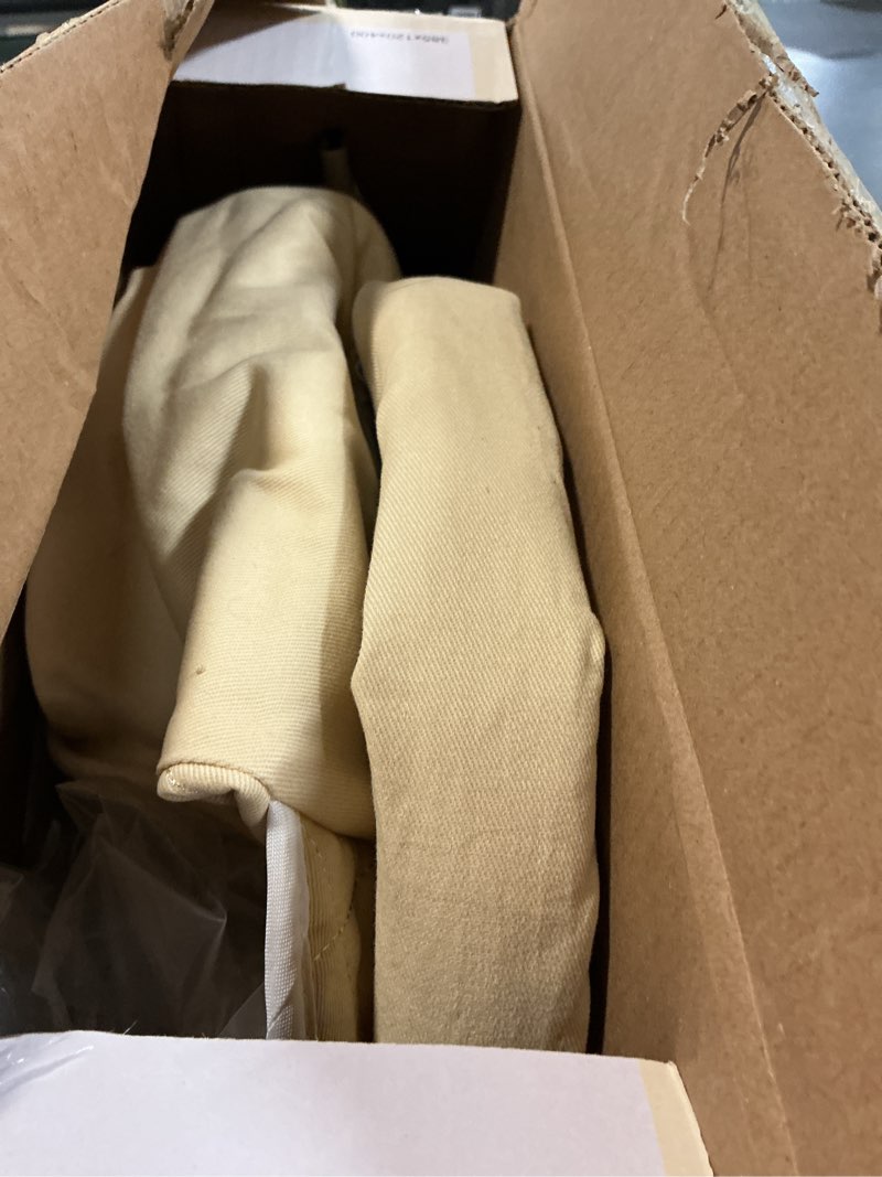 Condition photo showing Good Condition for baby bouncer, foldable infant bouncer seat with 3 adjustable heights, 0-18 months, portable baby bouncer with soft cotton fabrics, lightweight & easy to wash beige