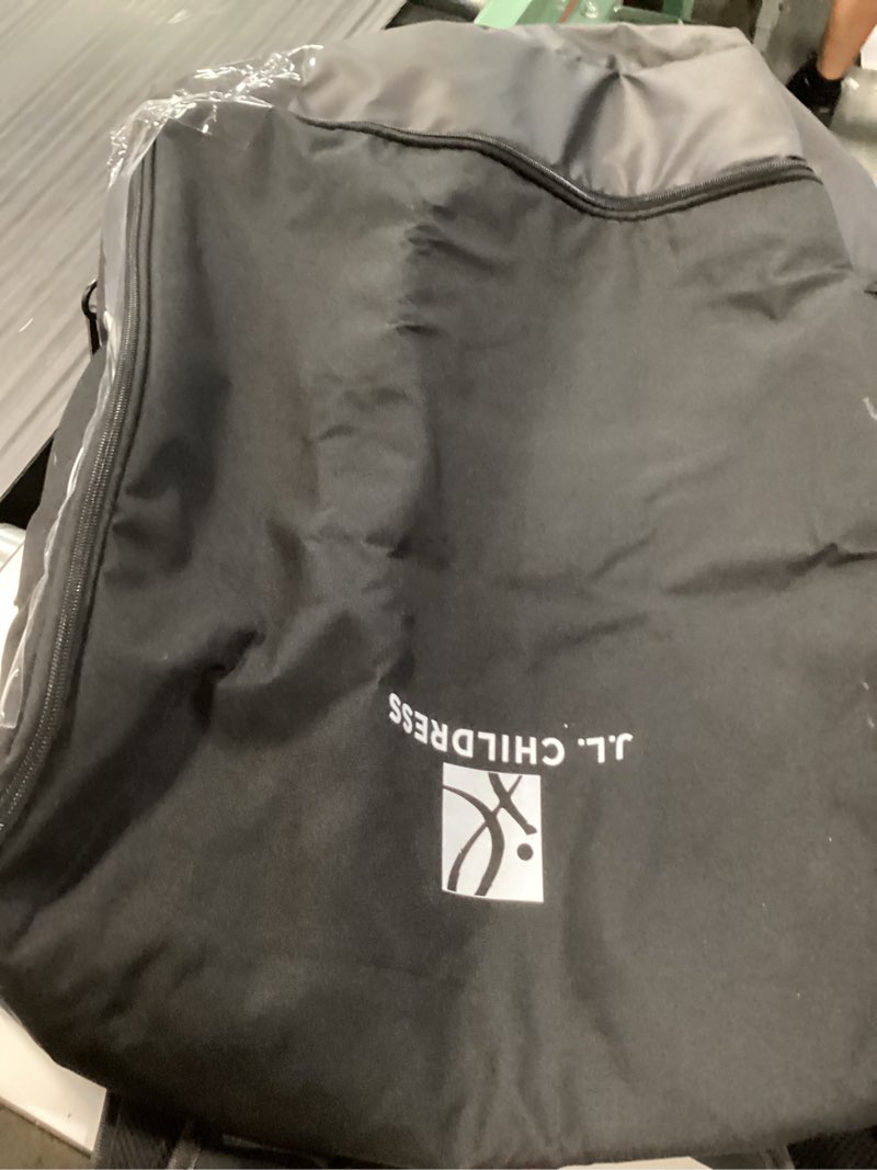 Condition photo showing Good Condition for j.l. childress padded compact travel stroller bag for airplane - fits most compact-fold single baby strollers, airtag compatible, black, expands from 21"w x 23"h x 7"d to 21"w x 23"h x 11"d