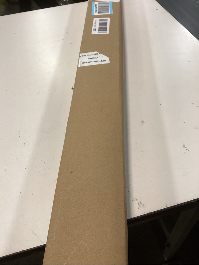 Condition photo showing New/Like New for LazBlinds No Tools No Drill Cordless Roman Shades for Windows, Blackout Thermal Insulated UV Blocking Window Blinds, Room Darkening Fabric Blinds for Indoor Windows, 46'' W x 64'' H, Off White Blackout - Off White 46\" W x 64\" H