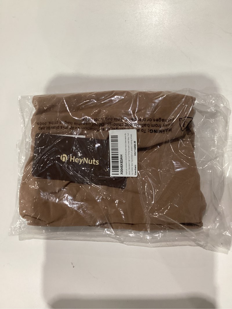 Condition photo showing New/Like New for HeyNuts Women's Double Layer Square Neck Sleeveless Thong Bodysuit, Ultra Soft Backless Causal Tank Tops Medium Hawaiian Sunset