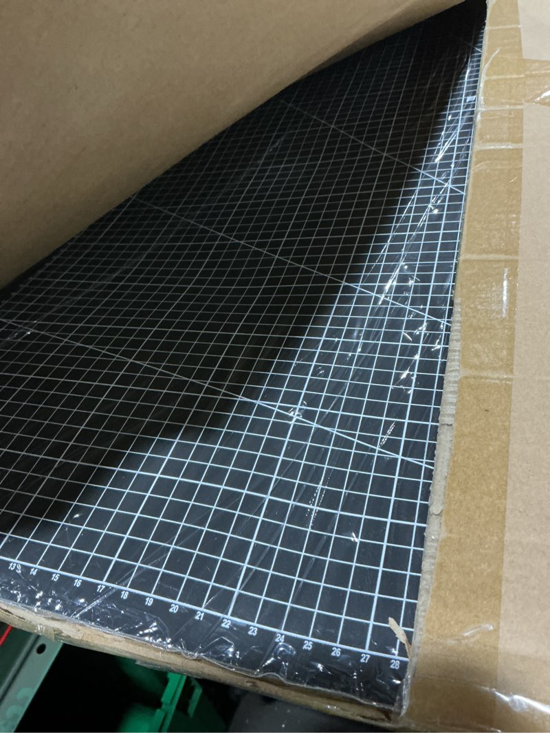 Condition photo showing Good Condition for newbraug 24'' × 48'' large self healing cutting double sided 5-ply mat, big cutting board for rotary cutting, quilting, sewing, craft, fabric & scrapbooking(gray/black)