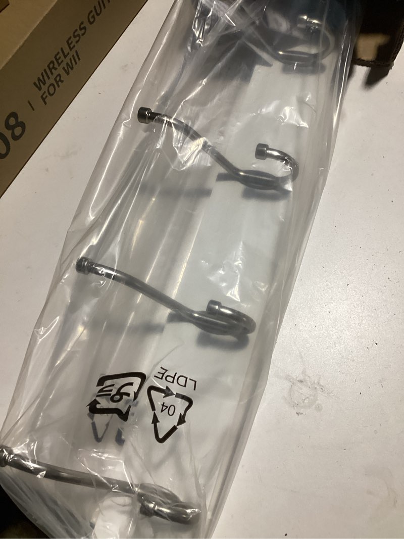 Condition photo showing Good Condition for Amazon Basics Rectangular Farmhouse Wall-Mounted Coat Rack for Entryway and Bedroom, Storage Organizer, 5 Hooks, White White 5 Hook Single