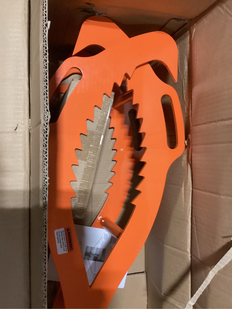 Condition photo showing As Is for 28/32 inch Log Lifting Tongs Log Lifting Tongs 4 Claw Timber Heavy Duty Solid Steel,Swivel Dragging Steel Tongs Log Lifting (32")