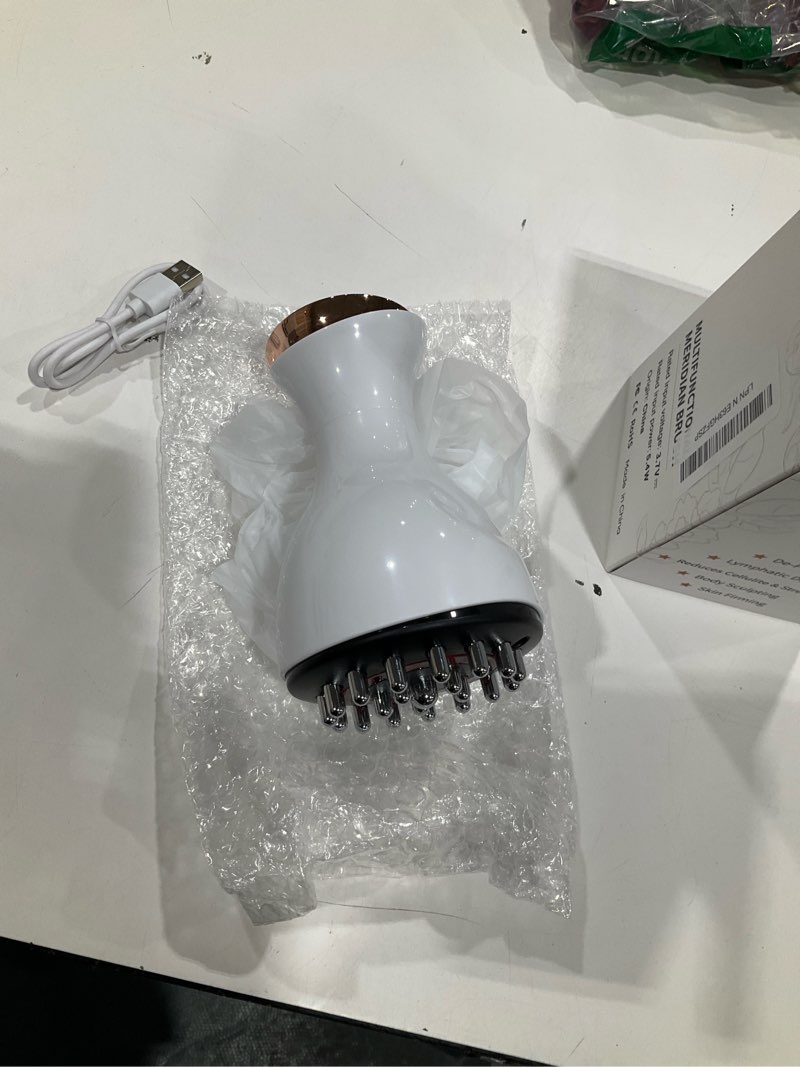 Condition photo showing Good Condition for lymphatic drainage massager & anti cellulite massage tool, for legs, arms & belly, body,helps reduce stretch marks & cellulite,with microcurrent, light heat & vibration