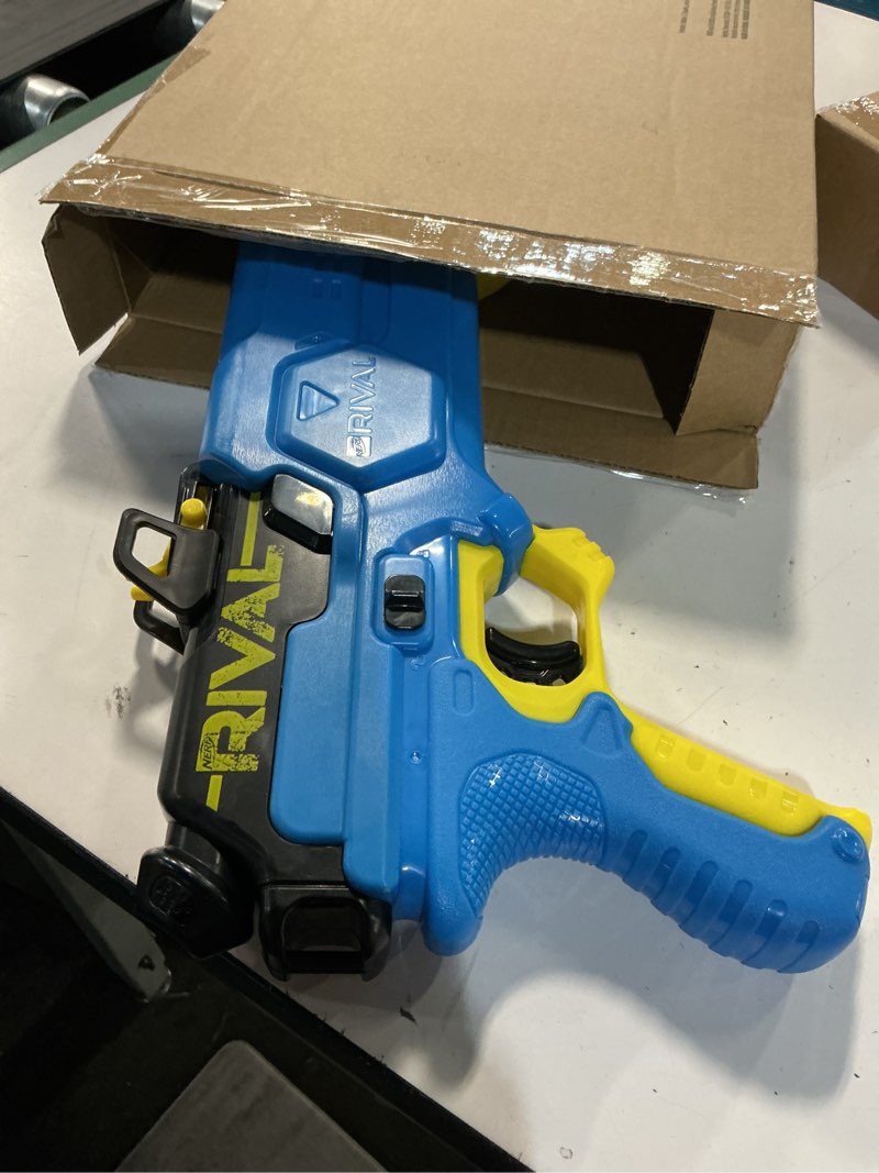 Condition photo showing As Is for Nerf Rival Forerunner XXIII-1200 Blaster, 12 Round Capacity, Adjustable Sight