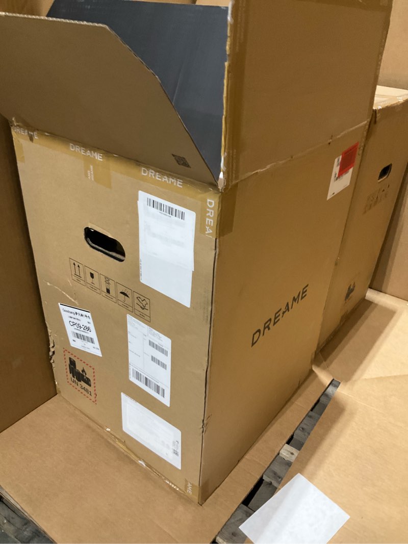 Condition photo showing New/Like New for dreame l40 ultra gen 2 robot vacuum and mop with 25,000pa suction, extendable side brush and mop, all-in-one self-emptying & cleaning dock, voice & app control, white