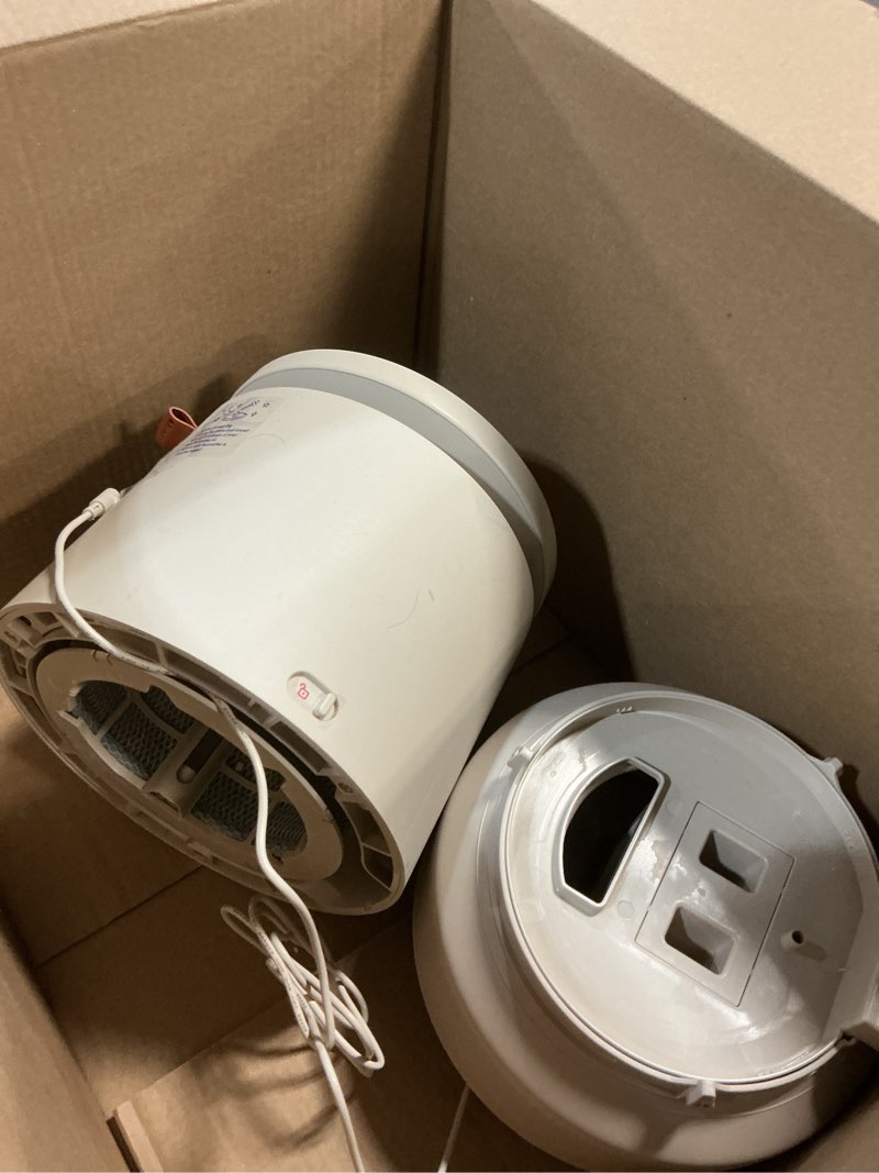 Condition photo showing As Is for BLUEAIR Room Humidifier - DreamWell - 48Hr Top-Fill Mist-Free InvisibleMist Technology Aroma Stone for Essential Oils and Soothing Mood Lighting - Quiet Operation for Bedroom and Home Use, Beige