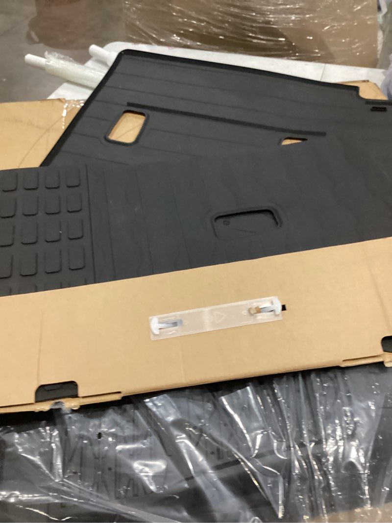 Condition photo showing New/Like New for 3w floor mats & cargo liner & back seat cover custom fit for nissan pathfinder 2026 2025 2024-2022 (only fit 7 passenger models), tpe all weather custom fit nissan pathfinder full set,black 5.pathfinder|22-25|full set (7 passenger)