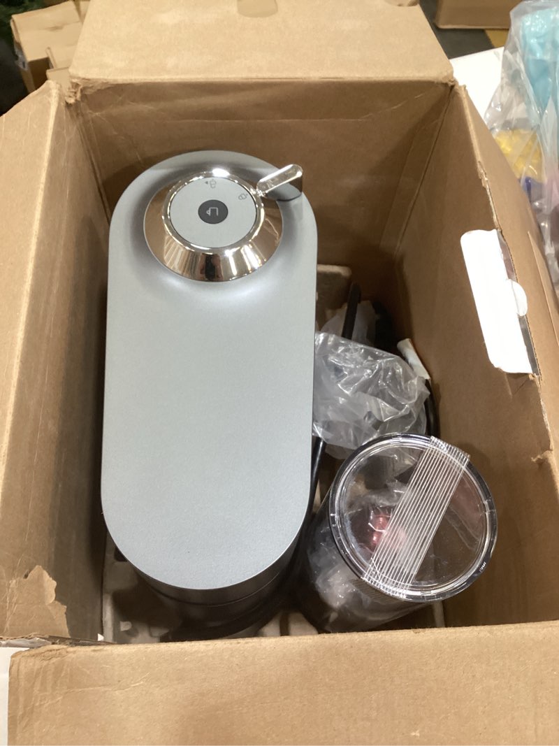 Condition photo showing As Is for nespresso vertuo pop+ deluxe coffee and espresso maker by breville, titan machine only titan