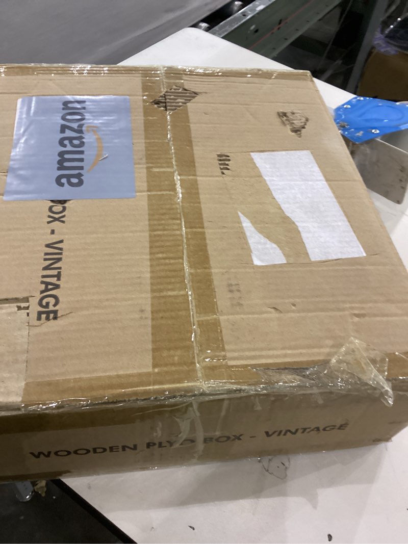 Condition photo showing New/Like New for Yes4All 3-in-1 Wooden Plyo Box - Plyometric Jump Box for Home Gym and Outdoor Workouts, 450 lbs Box Jump C. Wood - Moss Brown 16" x 14" x 12"