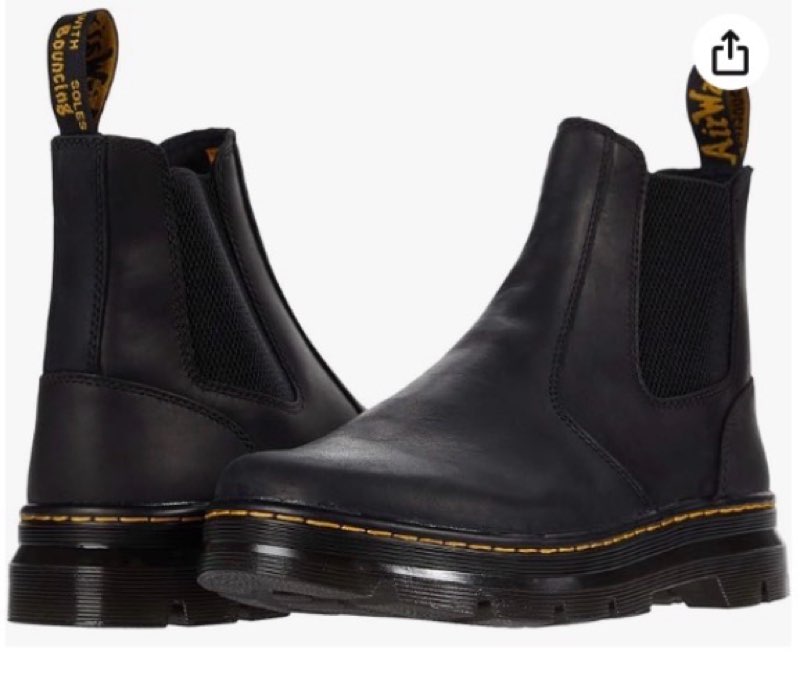 Dr. Martens Unisex-Adult Embury Leather Chelsea Boot Size US-8 Men’s/9 Women’s 