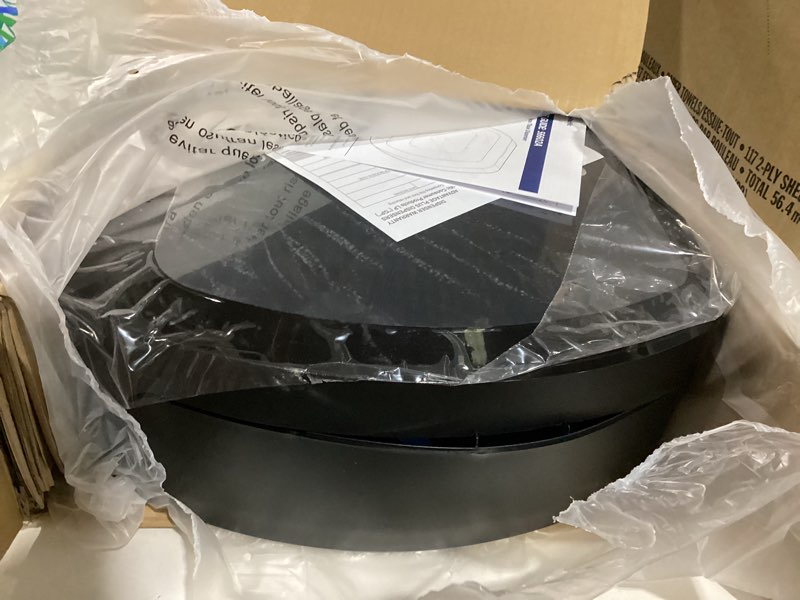 Condition photo showing As Is for pacific blue ultra 56602a coreless toilet paper dispenser smoke 1 piece georgia pacific